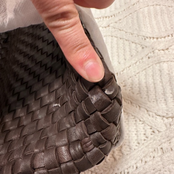 COPY - FALOR leather woven brown bag Italy - Picture 13 of 16